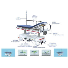 Luxurious Hydraulic Rise-and-Fall Stretcher Cart with Weight Scale